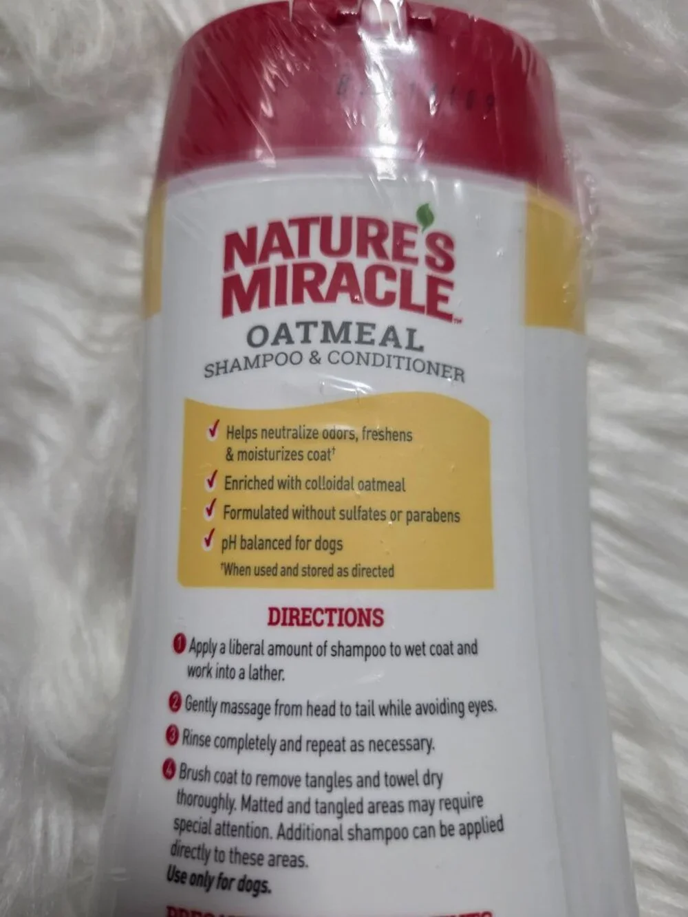 Nature's Miracle Oatmeal Dog Shampoo,